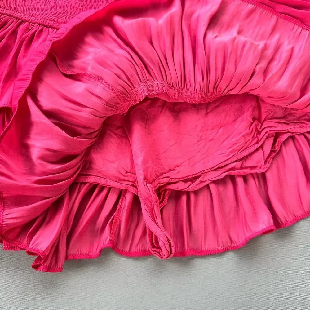 🎉5 for $45🎉 Mustard seed skirt ruffle size M pink